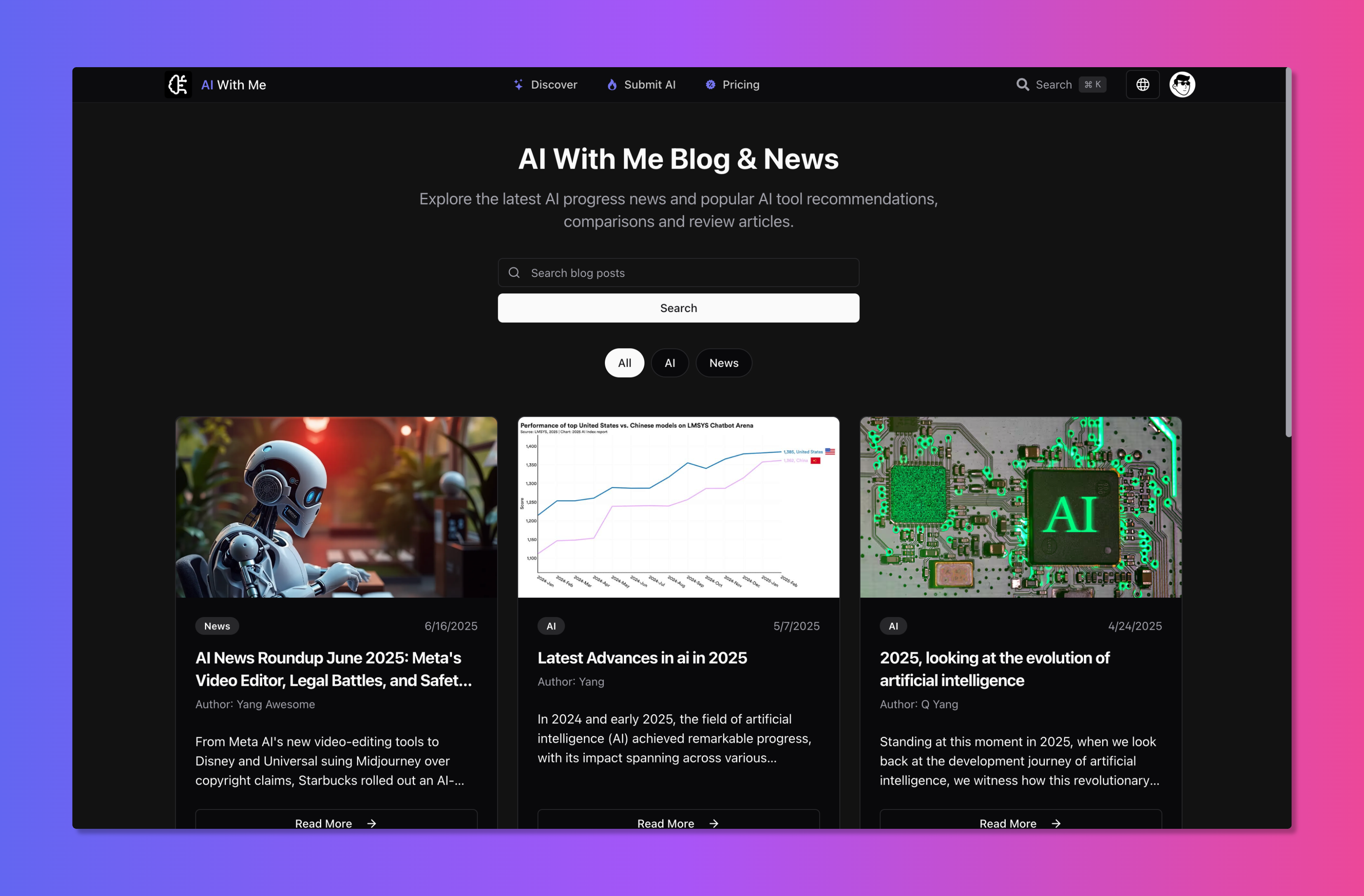 AI With Me AI With Me Blog page