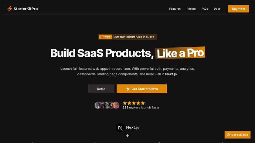 StarterKitPro Landing Page