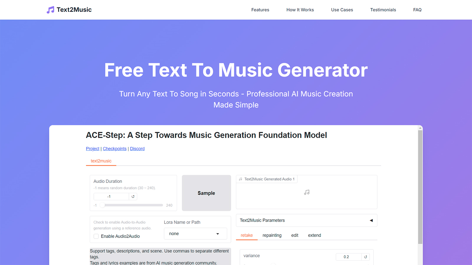 Text2Music.net 