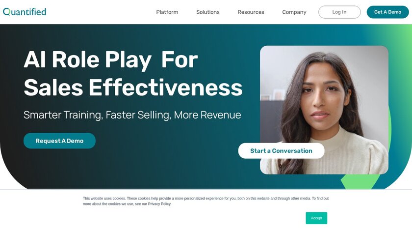 Quantified.ai Landing Page