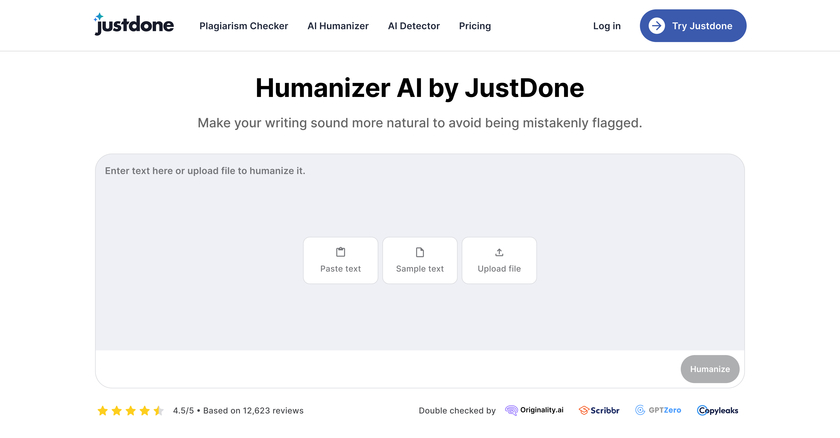 JustDone Landing Page