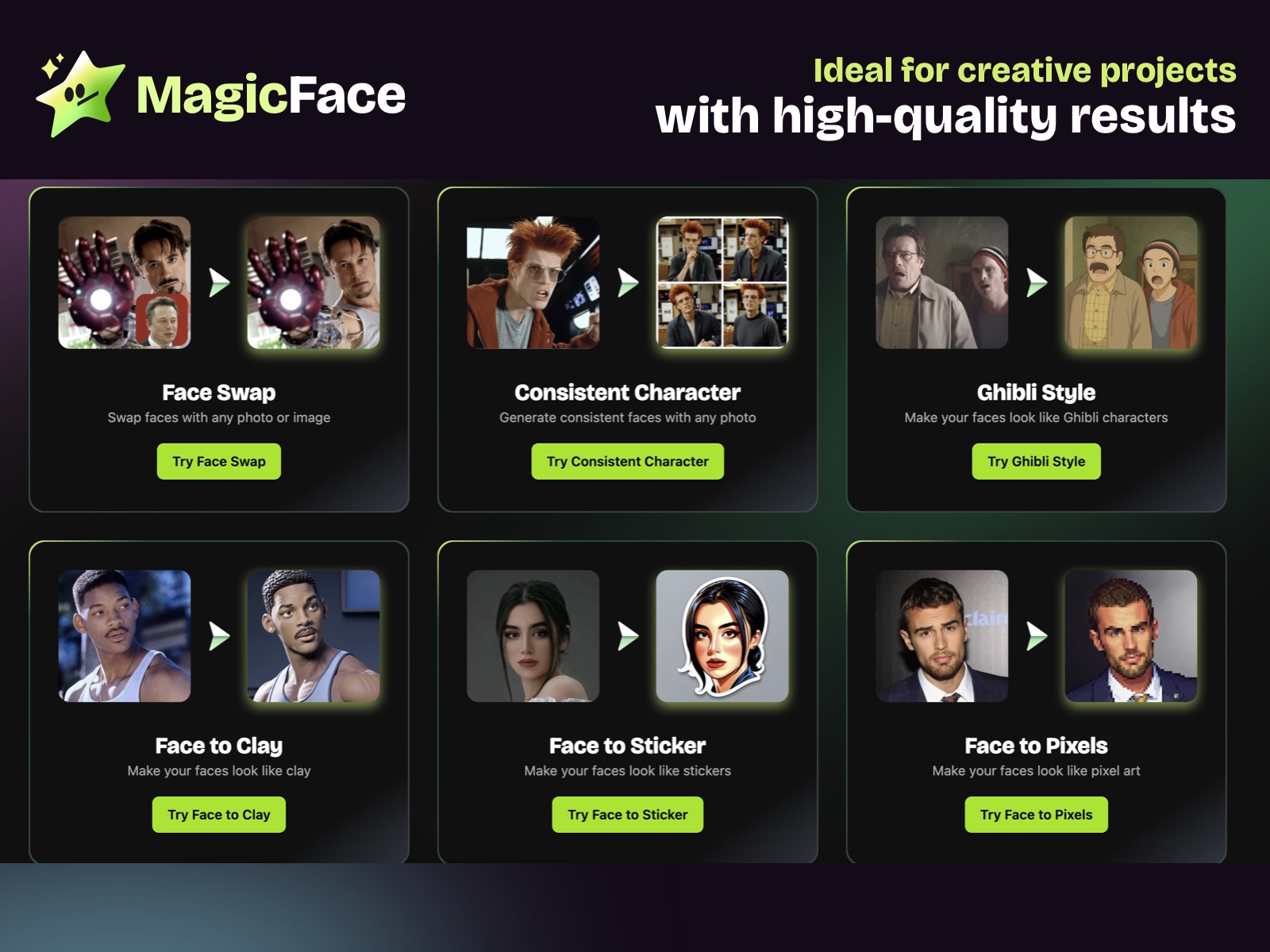 MagicFace.co MagicFace Styles