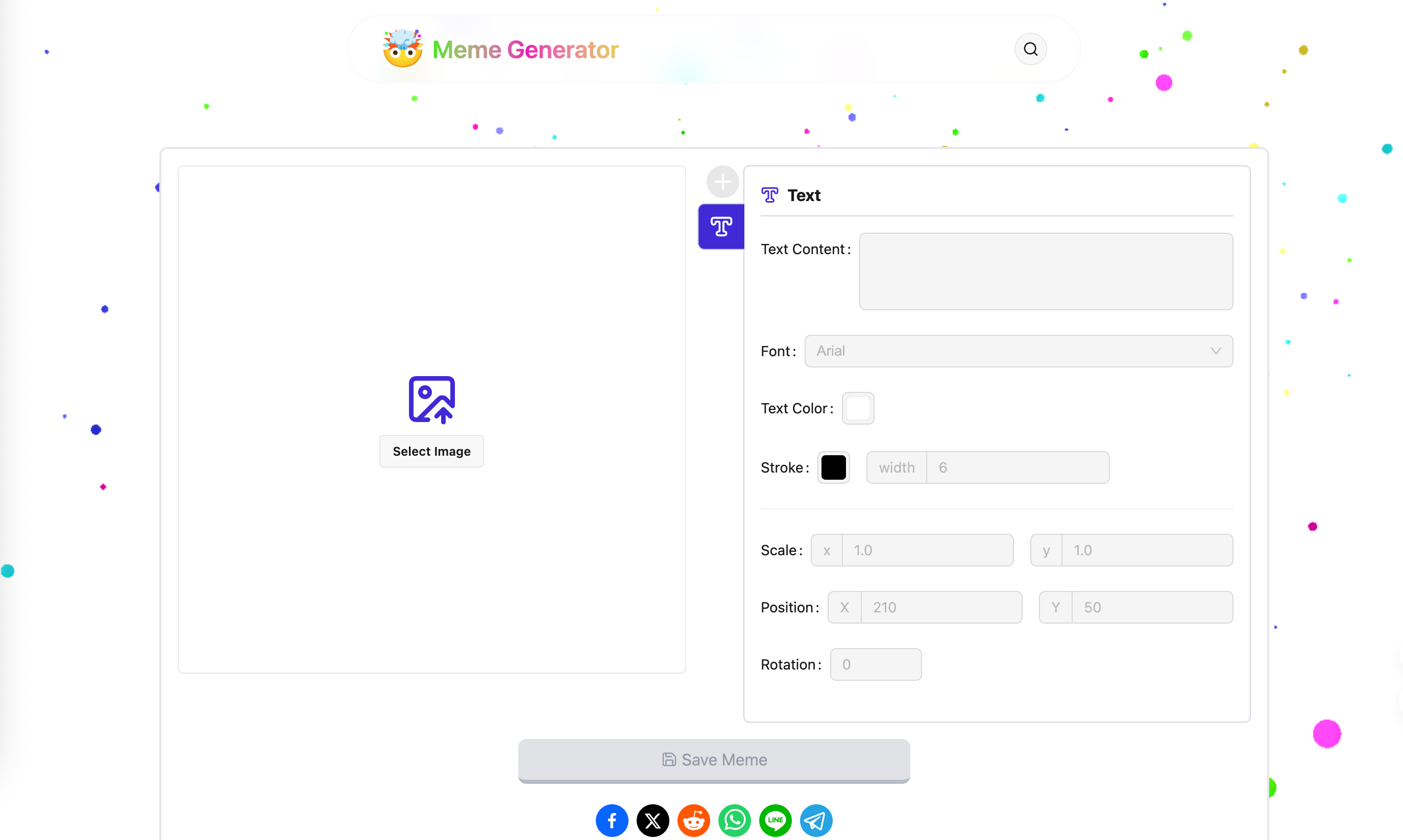Meme-Generator.org index page