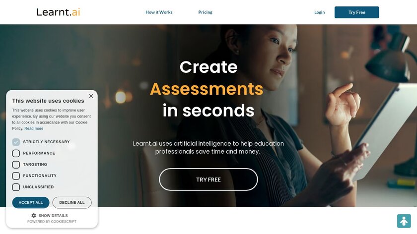 Learnt.ai Landing Page