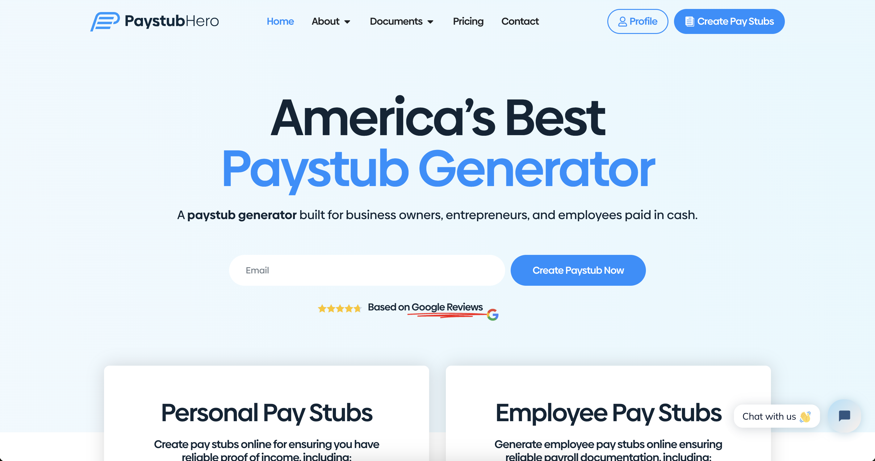 Paystub Hero Best Paystub Generator