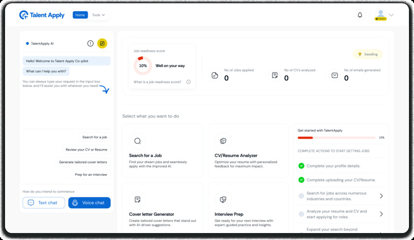 TalentApply Dashboard