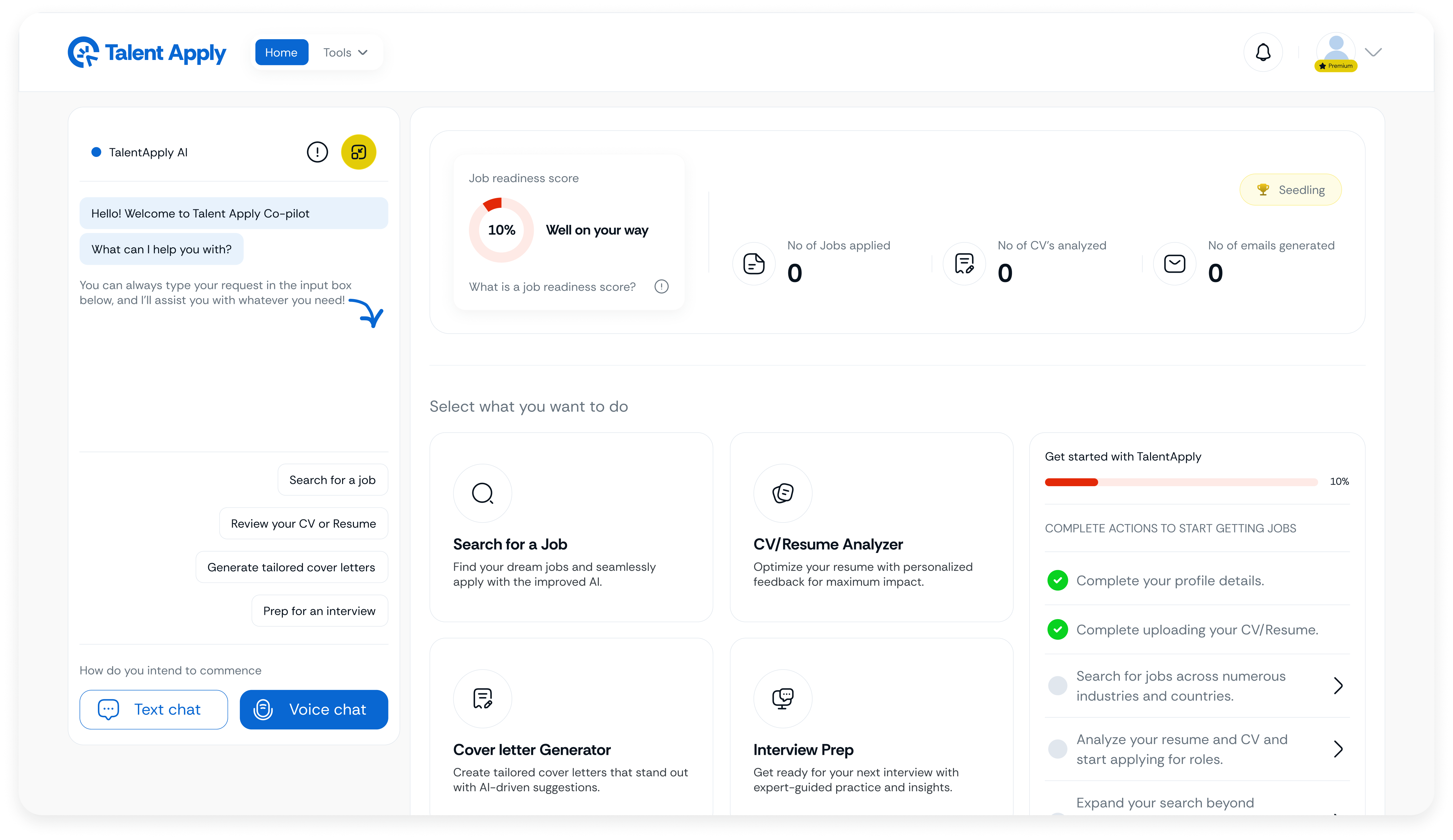 TalentApply Dashboard