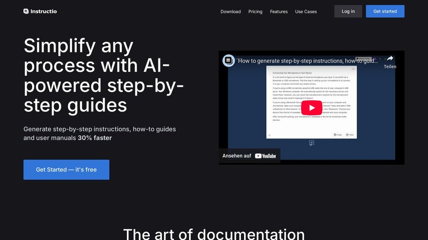 Instructio Landing Page