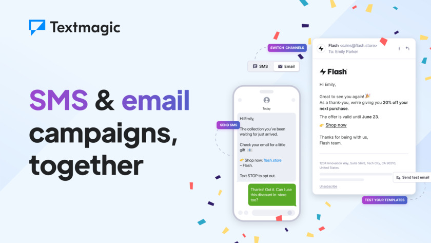 Textmagic Landing Page