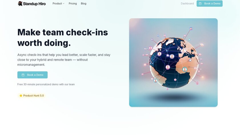 Stand Up Hiro Landing Page