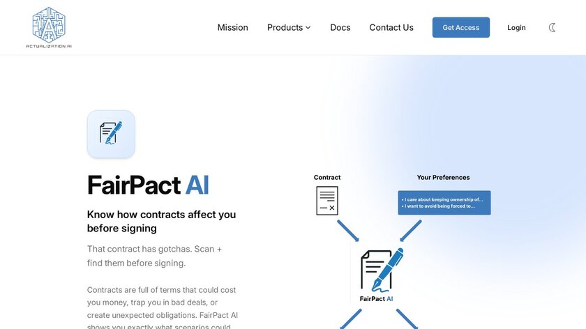 FairPact AI Landing Page