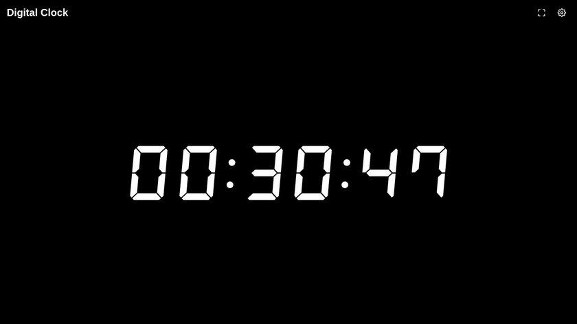 DigitalClock.live Landing Page