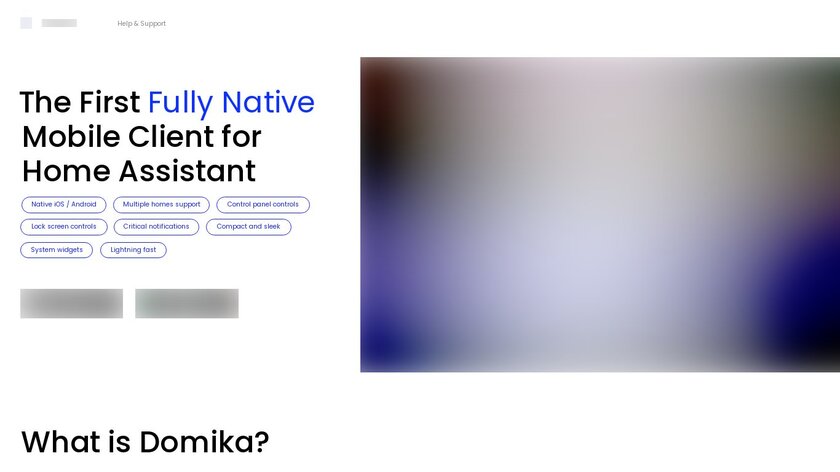 Domika Landing Page