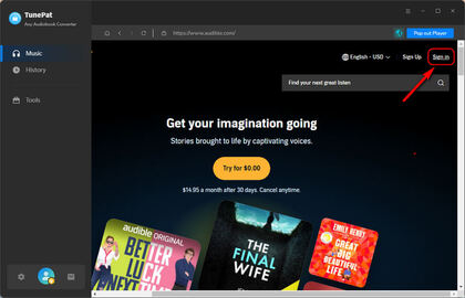TunePat Any Audiobook Converter screenshot