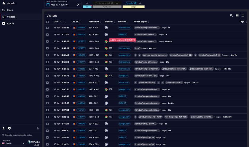 WPLytic Landing Page