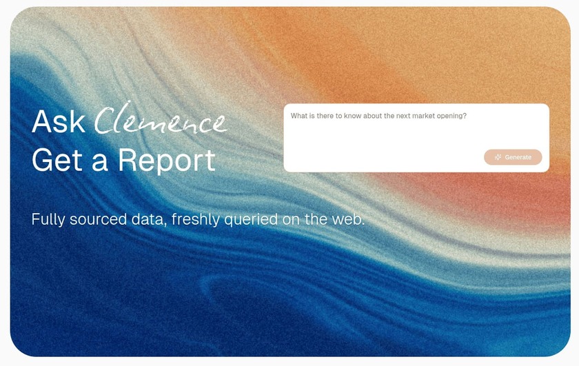 Clemence.cc Landing Page