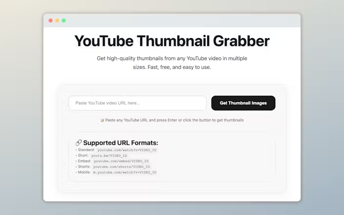 Youtube-Thumbnail-Grabber.org Youtube Thumbnail Grabber