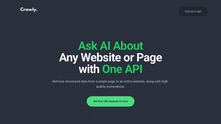 Crawly Landing Page