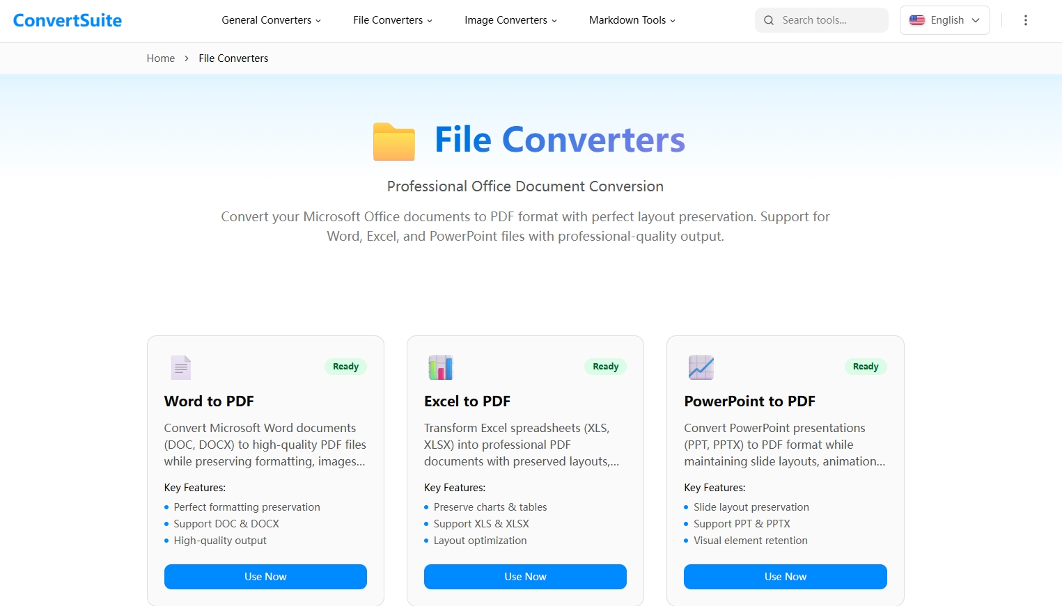 ConvertSuite File Converters