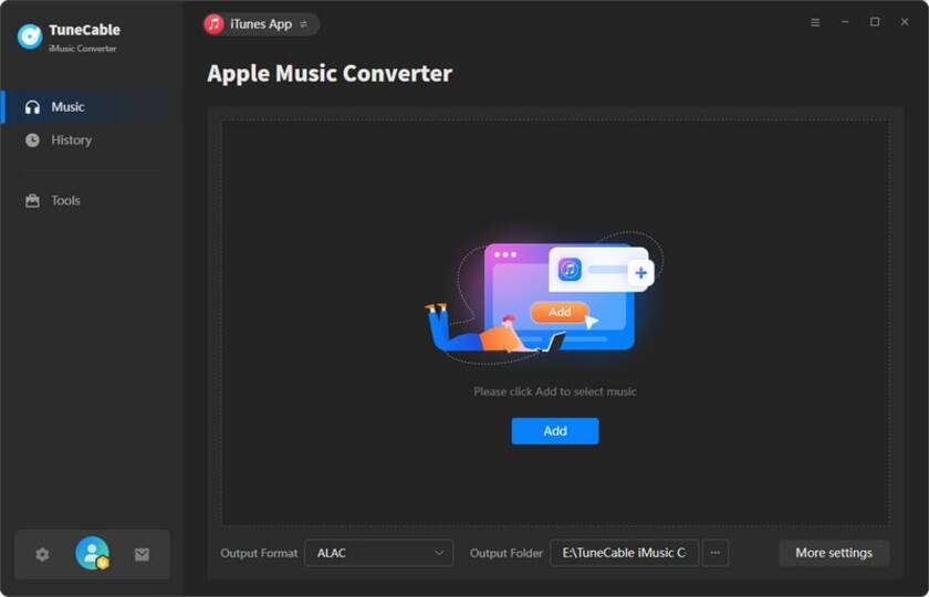 TuneCable Apple Music Converter Landing Page