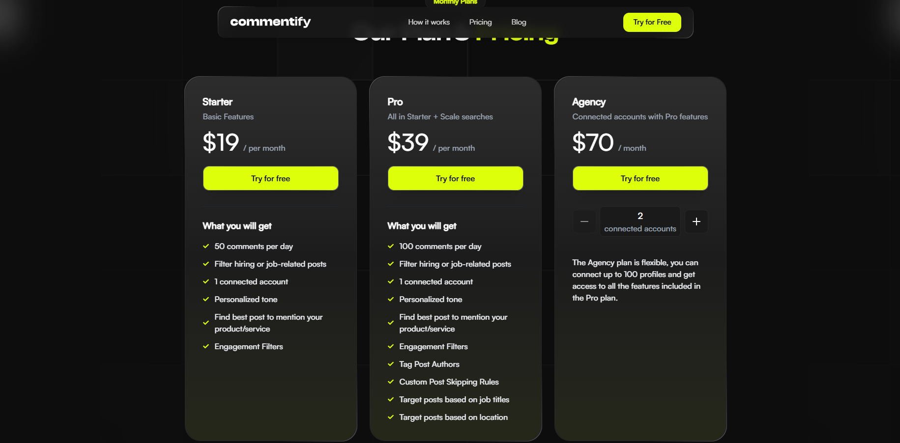 Commentify.co Pricing Details