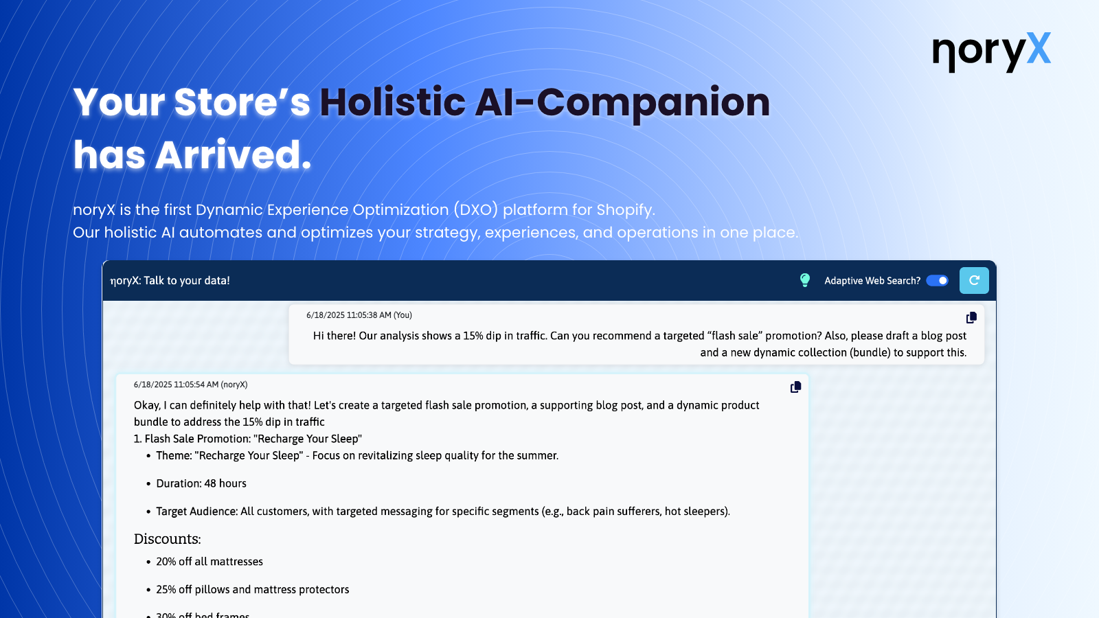 noryX by SusTern Your Store's Holistic AI-Companion has Arrived