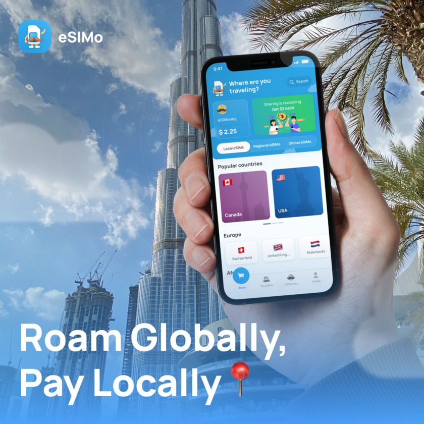 eSIMo.io esim UAE