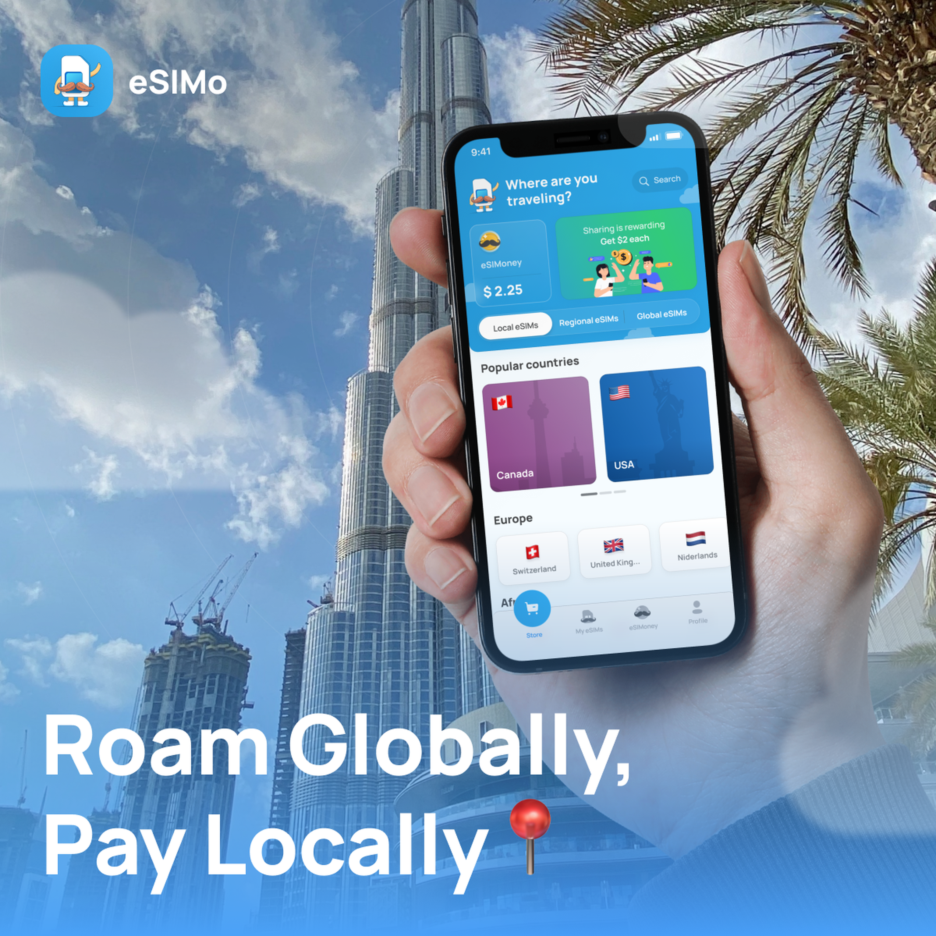 eSIMo.io esim UAE
