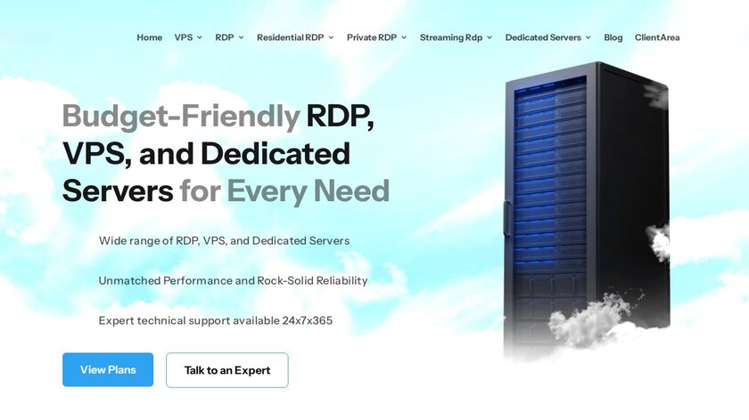 99RDP Landing Page