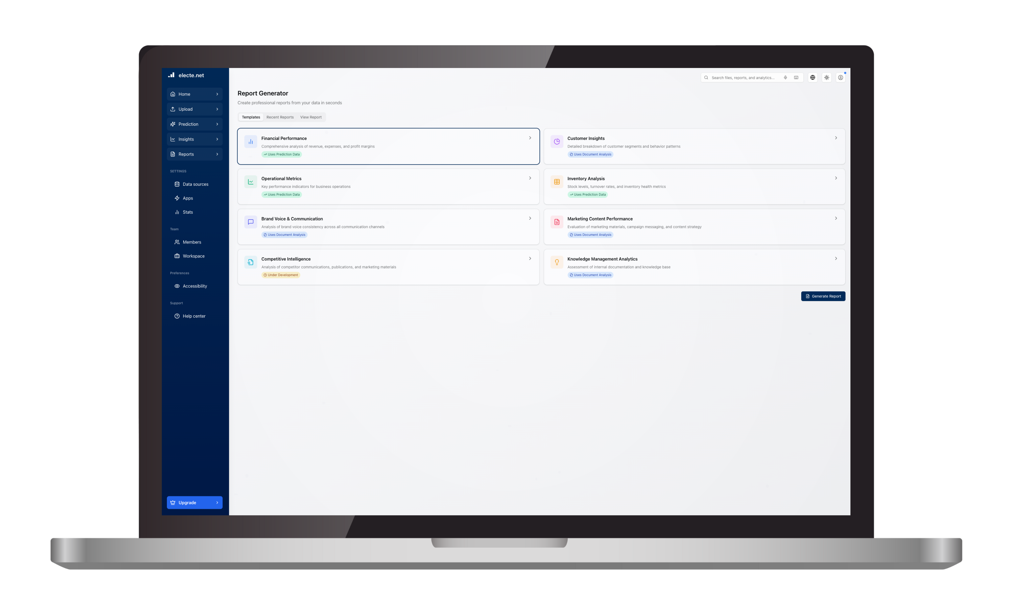 Electe Platform screenshot 1