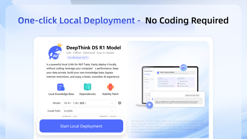 Kingshiper DeepSeek AI Chat Landing Page