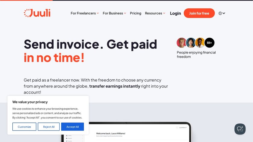 Juuli.io Landing Page