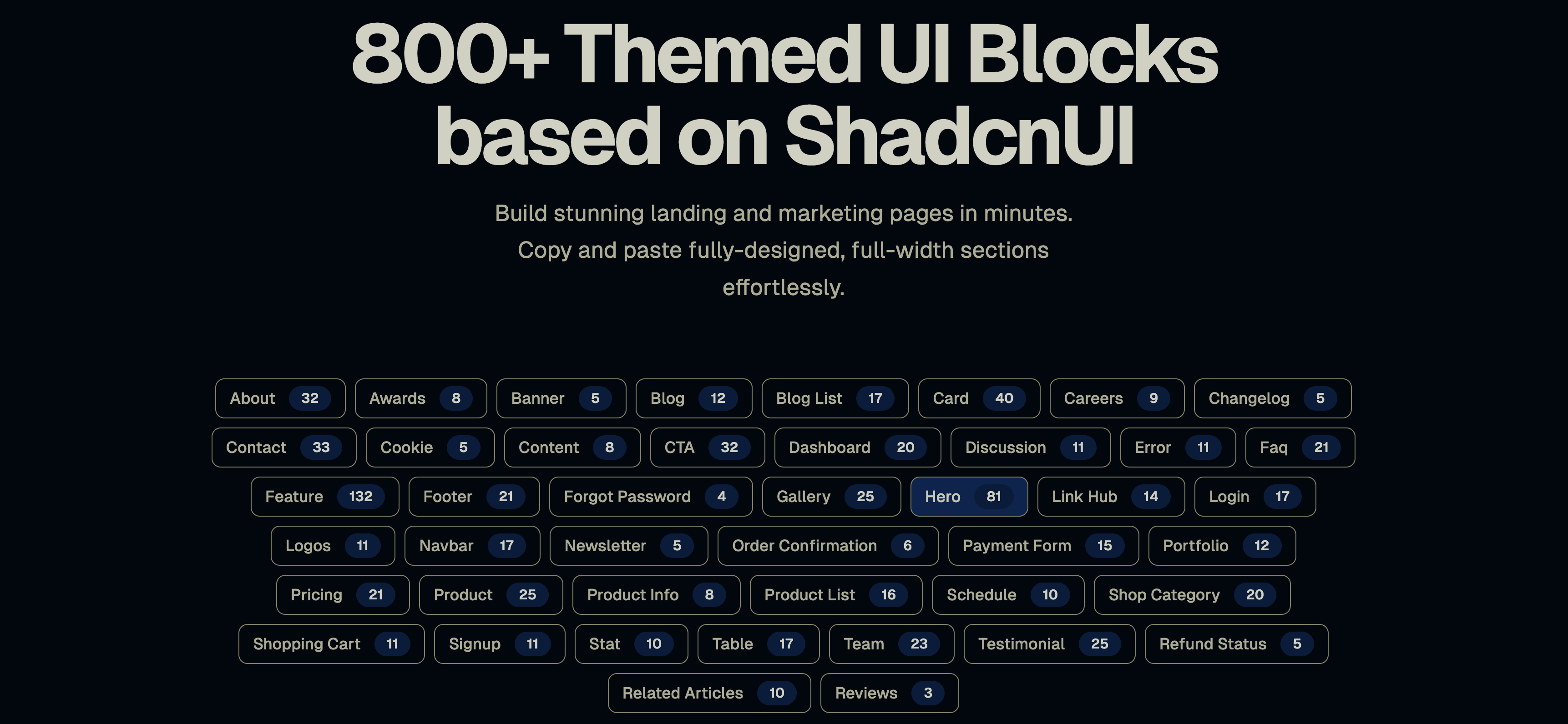 SERP Blocks 
