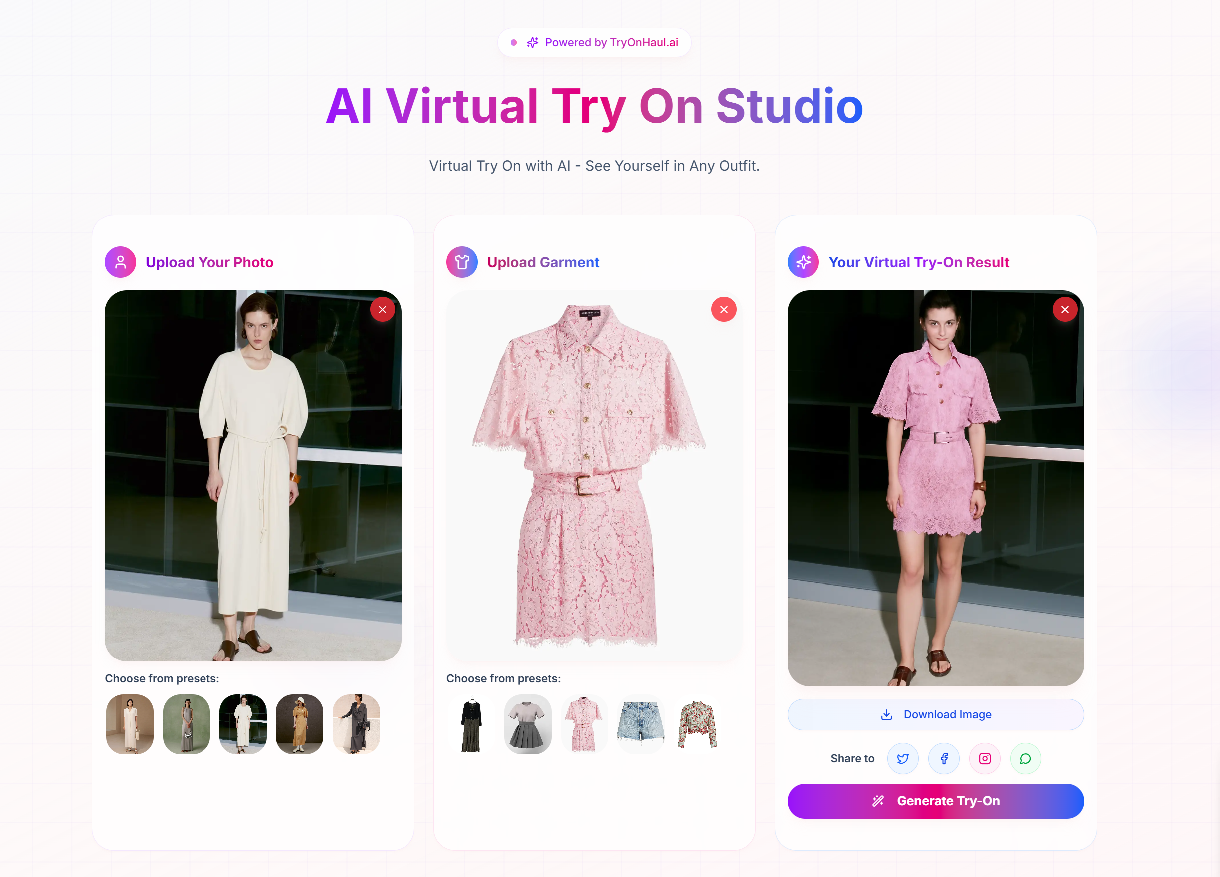 Try On Haul AI 