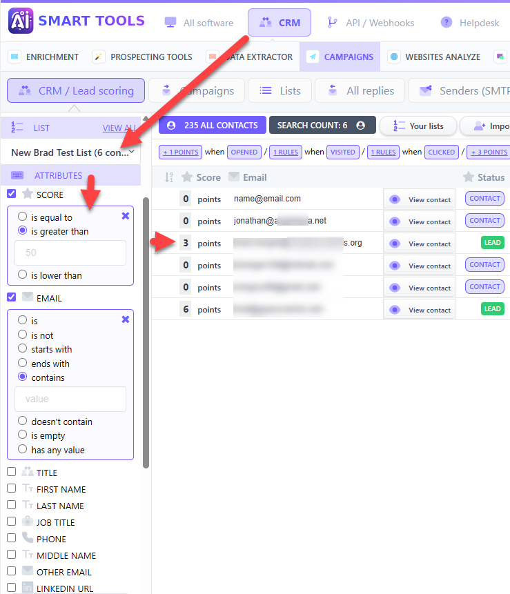 SMART TOOLS by smartlifeskills.ai CRM