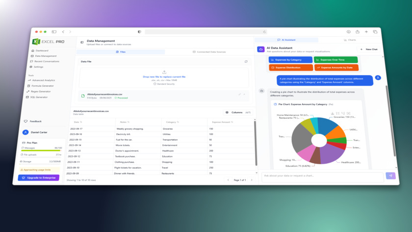 Excel-Pro Landing Page