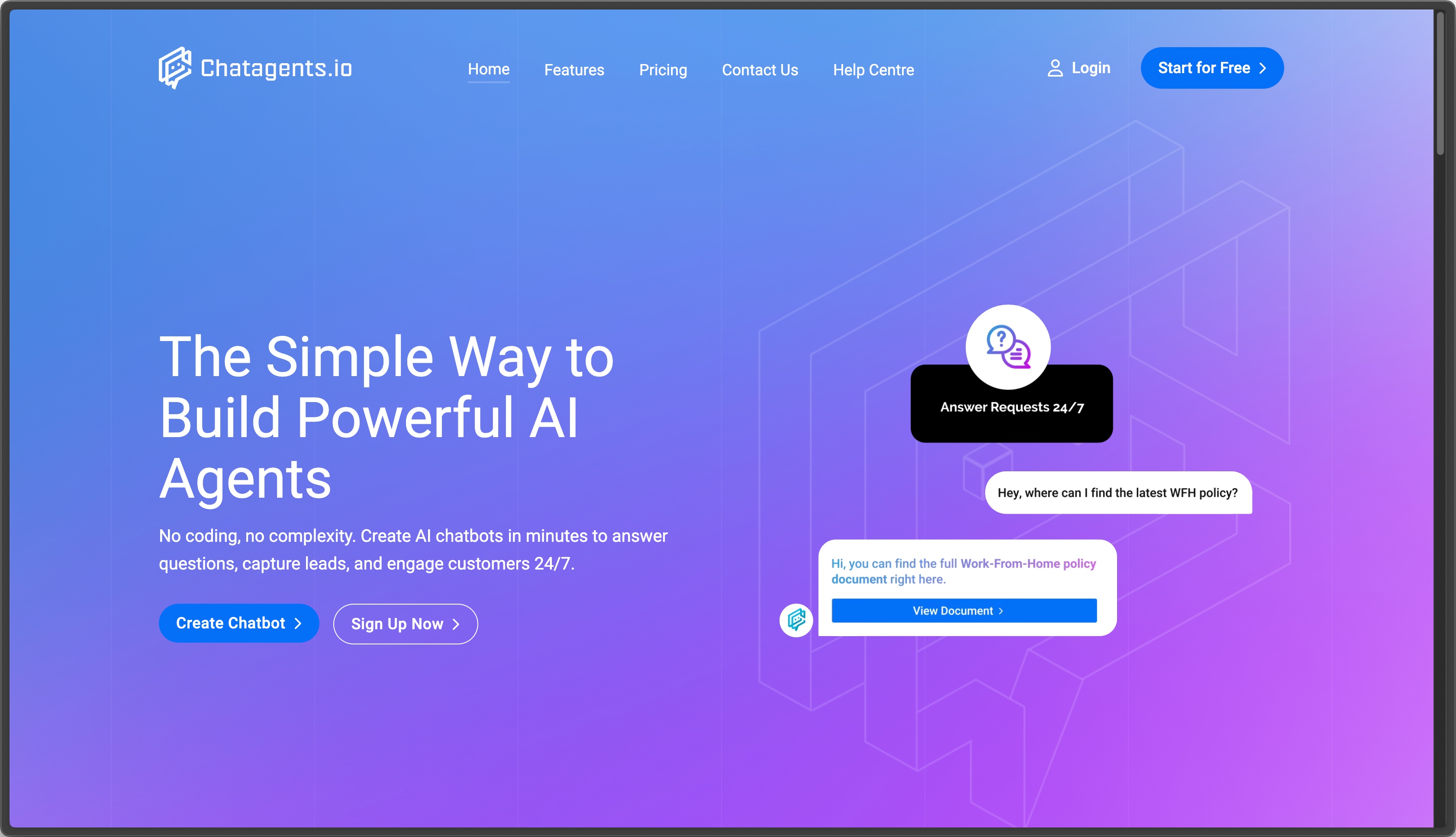 Chatagents.io ChatAgents website