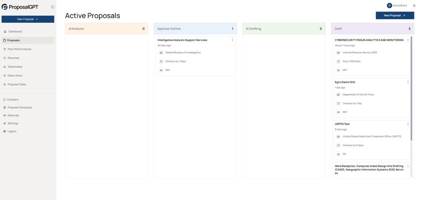 ProposalGPT Landing Page