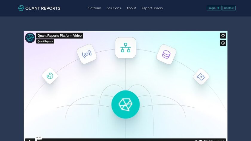 Quant Reports Landing Page