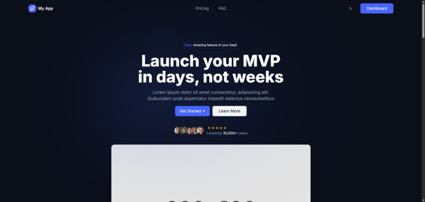 Nextstarter.pro Landing Page