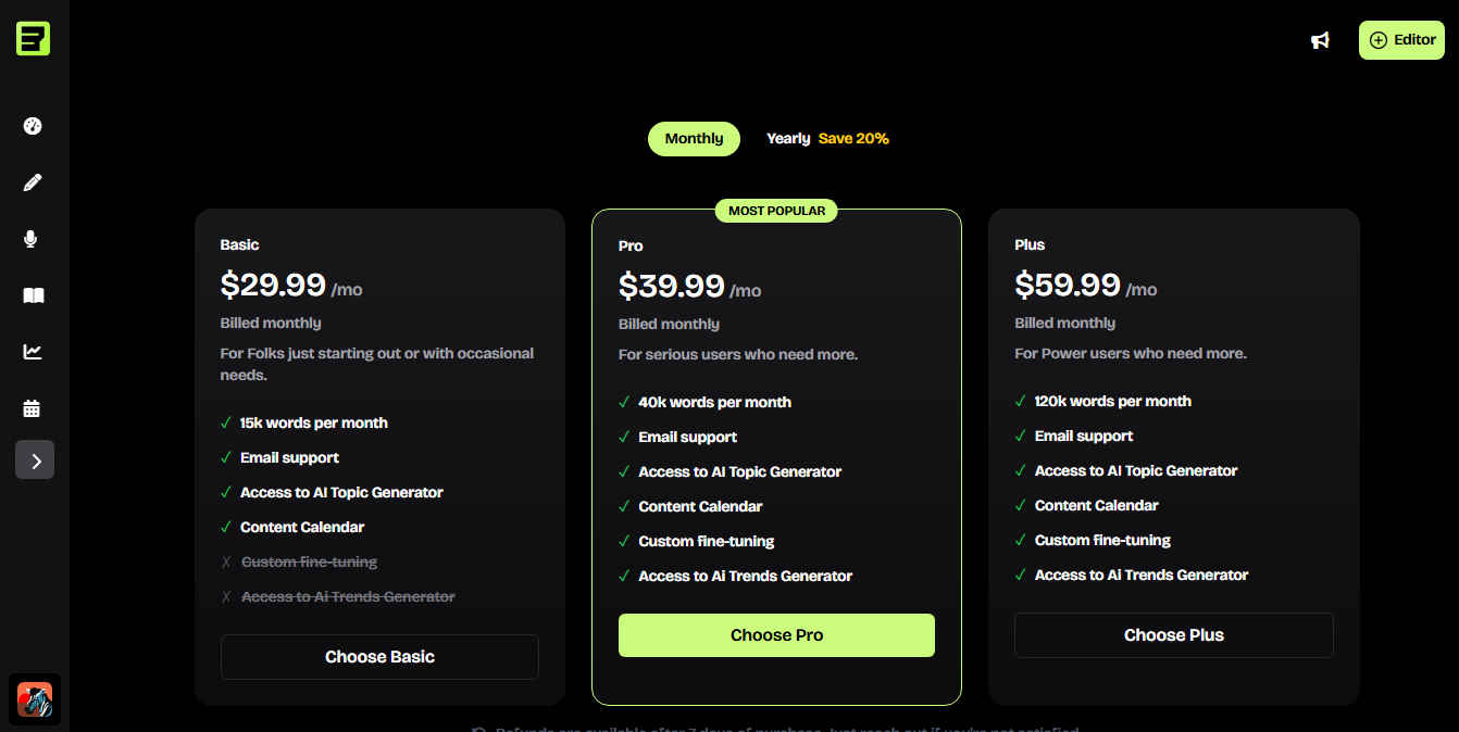 PostaGpt  PostaGPT Pricing Page