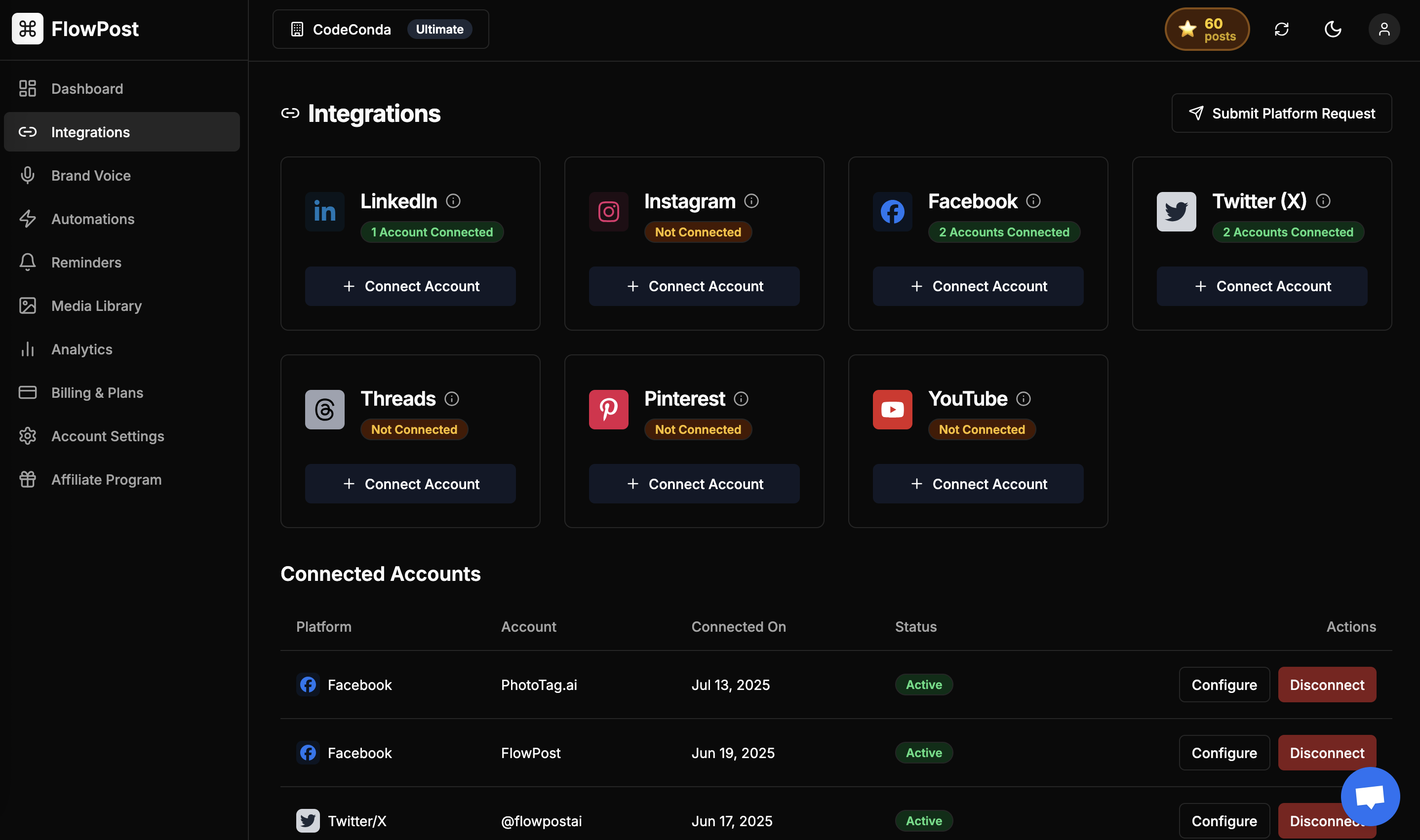 FlowPost Integrations