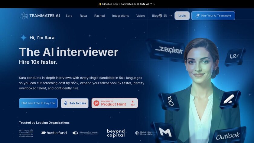 Teammates.ai Landing Page