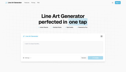 Line Art Generator image