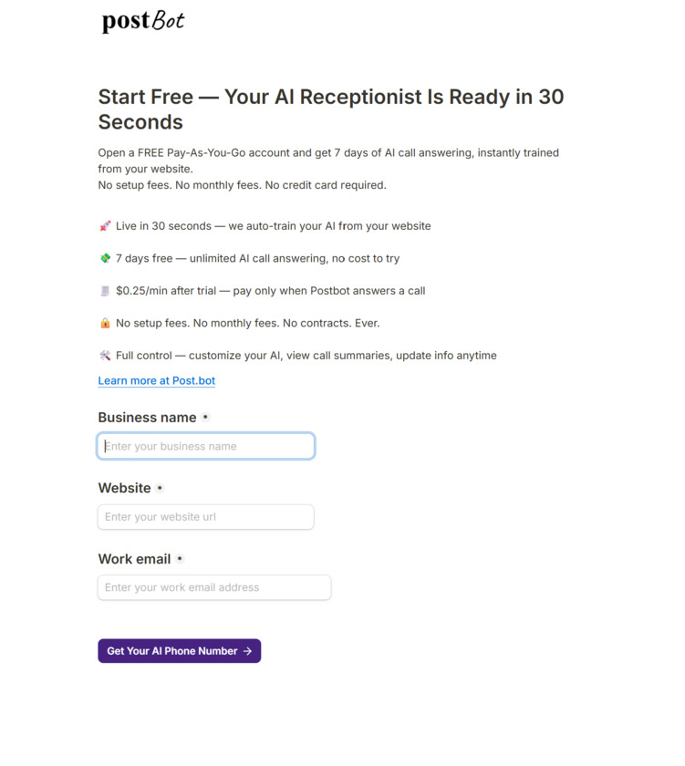 Postbot Simple and fast sign up and ready to use instantly. Postbot Simple and fast sign up and ready to use instantly.