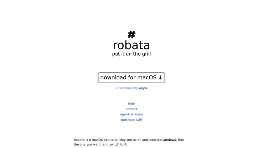 Robata Landing Page