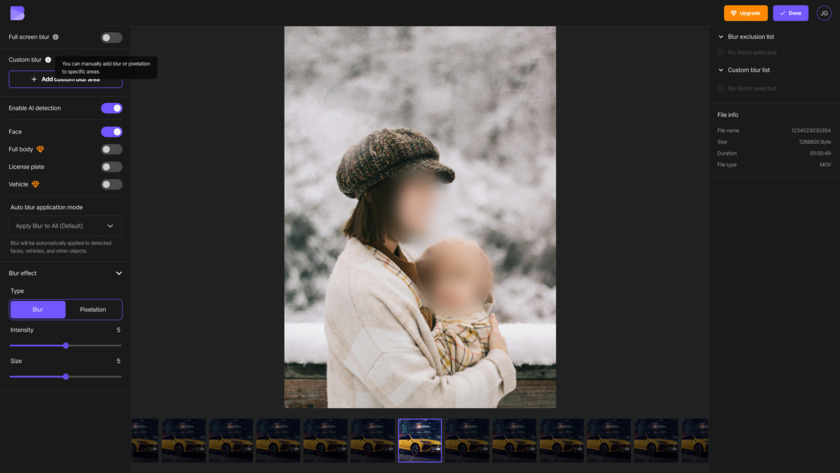 BlurMe Landing Page
