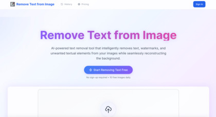 RemoveTextfromImage.io image