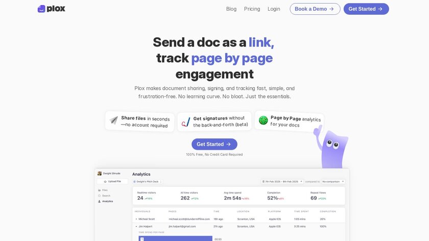 Plox Landing Page