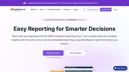 Bold Reports screenshot